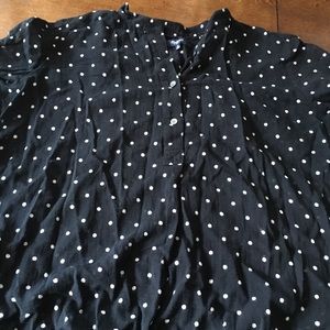 Madewell popover tunic shirt